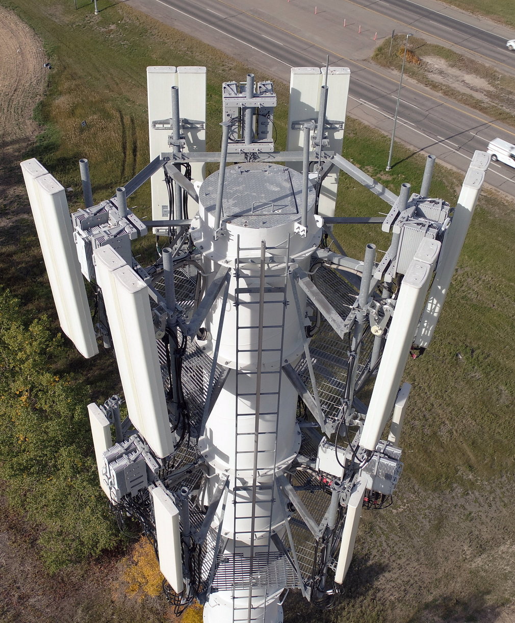 Drone Cell Tower Inspection